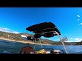 Double boat wake turbo jet ski jumping at lake millerton / WATER WORLD 2