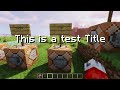 Minecraft Command Basics: Title Commands