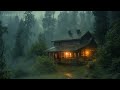 Try Listening In 3 Minutes Deep Sleep With Heavy Rain & Strong Thunder Sounds in a Forest House