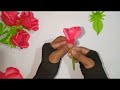 Diy / Paper Rose / How To  Make  Easy  Paper Roses / Origami Rose Easy / Paper Craft