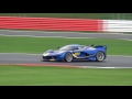 #81 Ferrari FXX K at Silverstone - Incredible accelerations & downshifts!