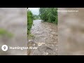 Scenes from the rain and flooding in Vermont