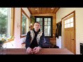 Young Carpenter Builds BEAUTIFUL Tiny House with Incredible Woodwork – FULL TOUR