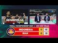 LIVE SEMIFINAL INDONESIA VS IRAN - AVC U20 Asian Volleyball Championship 2024