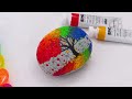 Simple & Easy Acrylic Painting on Stone｜Step by Step｜Painted Rocks｜Satisfying (1248)