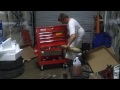 How to assemble a Harbor Freight tool cart Part 2
