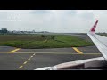 AK6191 | MYY-KCH | Approach & landing at Kuching International Airport