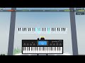 Tokyo Ghoul - Unravel Acoustic In Roblox Digital Piano Visualations 2