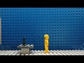 Lego man lands a bottle flip