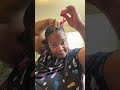 How to get the quickest most CUTEST two straight back braids in 10 minutes💖🎀 ￼#viral #naturalhair