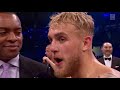 KSI & Jake Paul Face-Off In Ring Ahead of Potential Fight