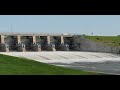 Time lapse opening of the Big Bend Dam Spillway | SDPB