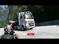 Dünyanın En Meşhur Dik Rampalı Yolu !! 2024 Volvo Fh & Jcb Ekipman Dlc | Ets2 1.50 !!