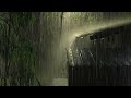 Fall into Good Sleep Instantly with Heavy Rain & Intense Thunder on Metal Roof | Night Rain 10 Hours