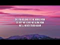 Post Malone & The Weeknd - One Right Now (Clean - Lyrics)