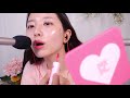makeup ASMR+ My makeup showcase 화장품 소개(mist, puff, and brush sounds)