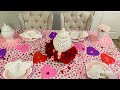 HEARTS ❤️🤍VALENTINES DAY TABLESCAPE🤍❤️