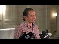 Plan to search landfill for women's remains moves ahead | Premier Wab Kinew speaks to reporters