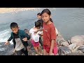 fish catching from Dikhu river Bura Namsang, Nagaland