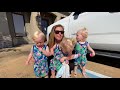 TRIPLETS go to the DENTIST for the first time! They saw a LABRADOODLE?!