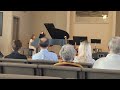 Clara plays Spring Trees at her recital.