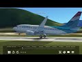 Landing a 737 at Lugano Airport, Switzerland 🇨🇭 (Extremely Short Runway)