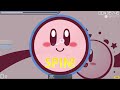 Osu! but the person playing is absoloute trash, and its (mostly) kirby songs