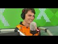 Lando Norris and Oscar Piastri being interviewed on the Chris Moyles show Radio X 3/7/24