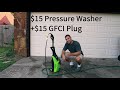 Electric Pressure Washer won't start - replacing GFCI plug