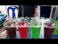 How to make slushy frozen Coca Cola Fanta whole machine process Thailand Coke Slush THAI STREET FOOD