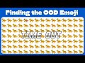 Find The Odd Emoji | Emoji challenge | Fuddle puzzle |