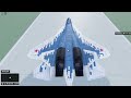 Su-57 gameplay [Roblox aircraft carrier]