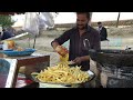 French fries | Afghani man cook delicious French fries | street food in Afghanistan | HD