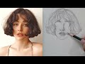 Unveil Your Artistic Skills: Portrait Drawing with the Loomis Method - One pencil drawing