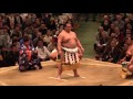 稀勢の里 横綱昇進後初の土俵入り  大阪場所 3月12日  大相撲/春場所