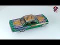 1961 Impala Lowrider Diecast Custom pattern paint Hot Wheels