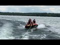 Four-at-a-Time on the Inner Tube at Green Lake on 8/1/20.