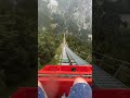 Swiss mountain roller coaster #rollercoaster #switzerland #swissalps
