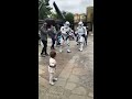 Young Padawan’s Faceoff With Stormtroopers at Galaxy’s Edge!!