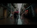 Walking in the Heavy Rain | 3Hours 4K Walk in Bordeaux France| ASMR Rain sounds for sleeping