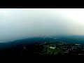 Lightning filmed via drone.