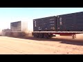 Road Train passing on Tanami Rd