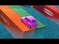 Long Lightning Mcqueen vs Loop Lightning Mcqueen with Slide Color - BeamNG Drive