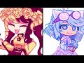 Oc in different apps (@y3llowx vs. @Pastel-Hearts ) Fake Collab