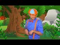 Blippi Visits Dinosaur Exhibition | Dinosaurs Names | Educational Videos for Toddlers | Moonbug Kids