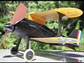 Building and Flying a Rubber Powered Curtiss Racer using 86 Year Old Plans