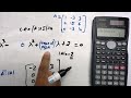 Solve eigen value in calculator