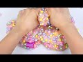 Making slime with piping bags satisfying slime videos! #ASMR #Relaxing slime #daisyslime #Carebears