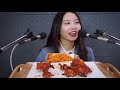 Almost cried! Spicy chicken ASMR eating sounds[suna asmr]mukbang