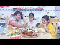 Dũng xin mời cả nhà cùng ba cha con ăn Vịt Quay Bánh Mì